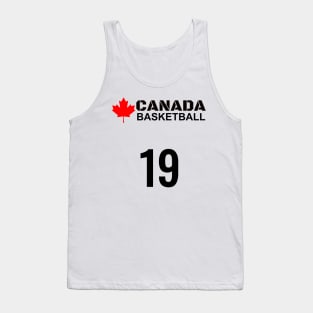 Canada Basketball Number 19 Design Gift Idea Tank Top